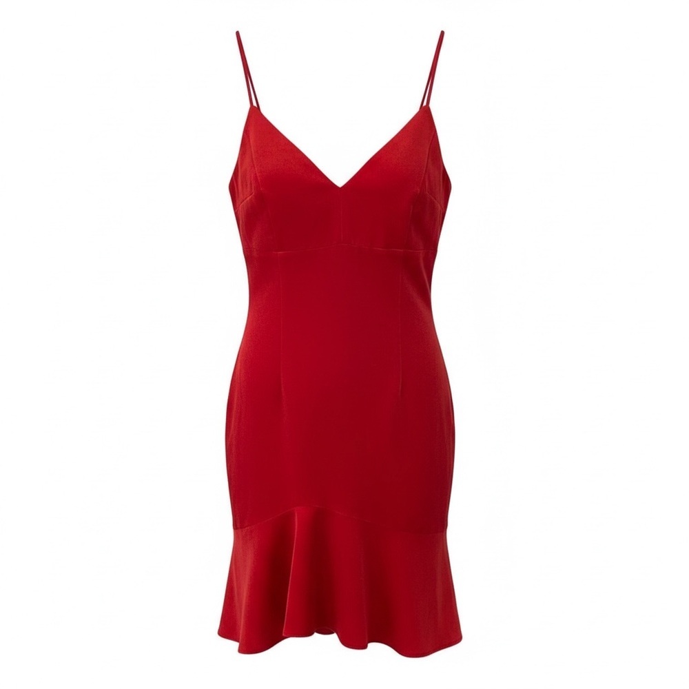 Dynamite red slinky mini dress, XS